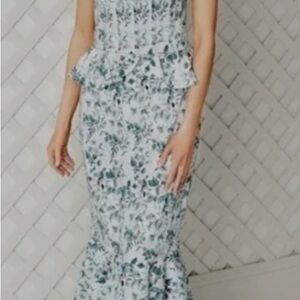 NWT - Antonio Melani x Born On Fifth - Pippa Fit & Flare Floral Peplum Dress